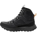 Jack Wolfskin Terraquest Texapore Mid M, Herren Wanderschuhe, wasserdicht, Nubukleder, Schwarz, Größe 45