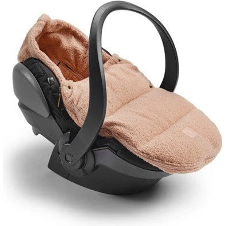 Elodie Schlafsack, universelle Passform für Babyschalen, wattiertes Obermaterial, Wendekapuze, maschinenwaschbar, 86 cm, grau – Bild 3