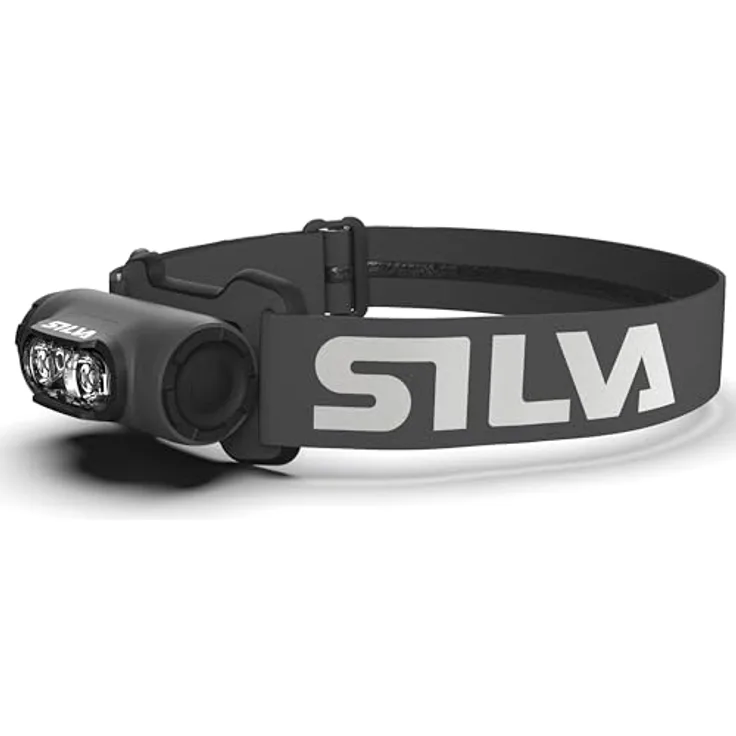 Silva Explore 4, Batteriebetriebene Stirnlampe mit 400 Lumen, 3 Helligkeitsstufen, 3 LED-Farben und wasserdichtem Design für Outdoor-Aktivitäten