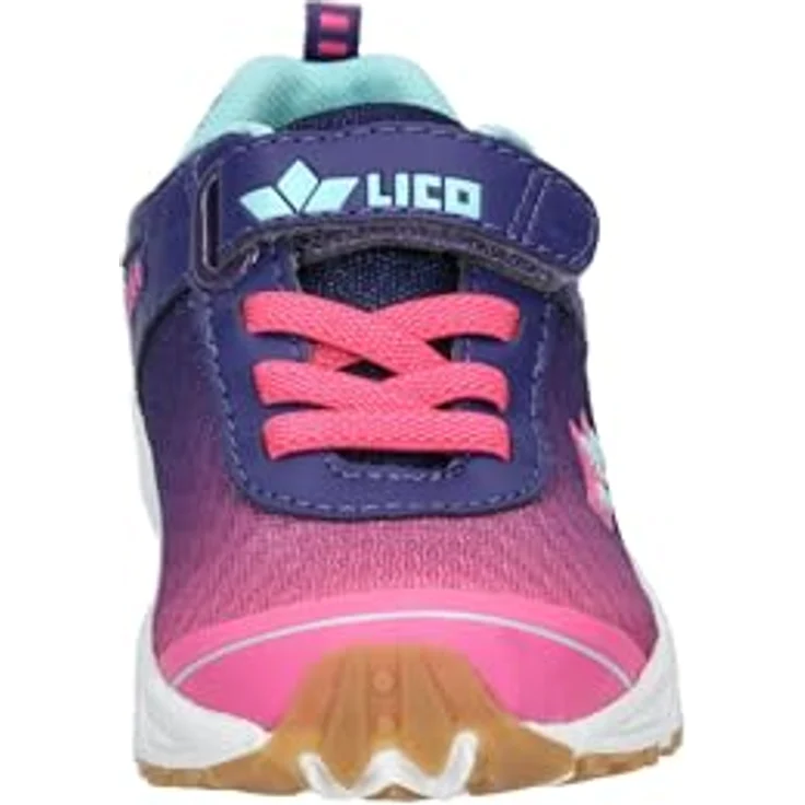 Lico Sportschuh Barney VS 28, Laufschuh für Kinder mit Klettverschluss und flexibler TPR-Laufsohle, schwarz – Bild 3