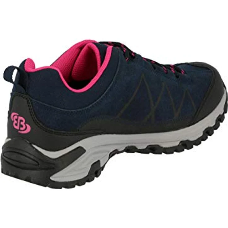 Brütting Damen Wanderschuhe, Outdoorschuhe (Größe 37), Gummi-Laufsohle, flexibel, blau – Bild 4
