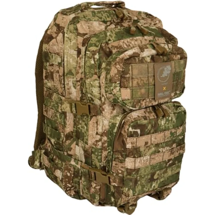 Mil-Tec US Assault Pack Tagesrucksack (36L, WASS I Z2) • Taktischer Militär Rucksack mit MOLLE-System, wasserabweisend, ergonomisches Tragesystem für Outdoor, Camping & Einsatz – Bild 1