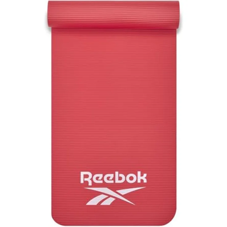 Reebok Training Mat - 7mm Schaumstoffpolsterung, griffige Oberfläche, rot – Bild 4