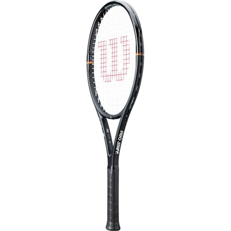 Wilson Pro Staff Team Classic Tennisschläger, Schwarz, Graphit-Zusammensetzung mit verbesserter Präzision und Braid 45 Rahmenkonstruktion, Gr. 2 – Bild 3