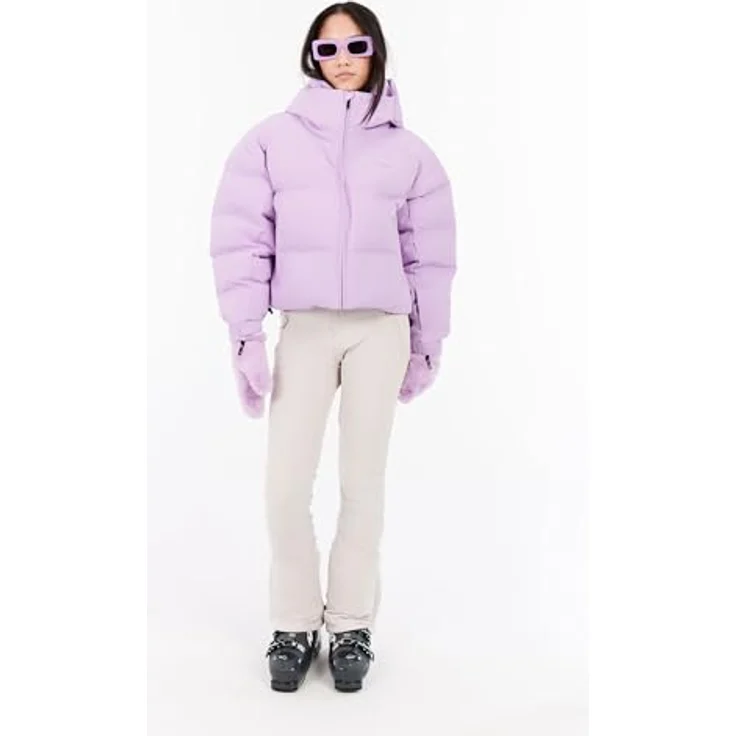 Protest PRTVox Snowjacket, atmungsaktive und wasserabweisende Skijacke in Flieder, Größe L/40 – Bild 6