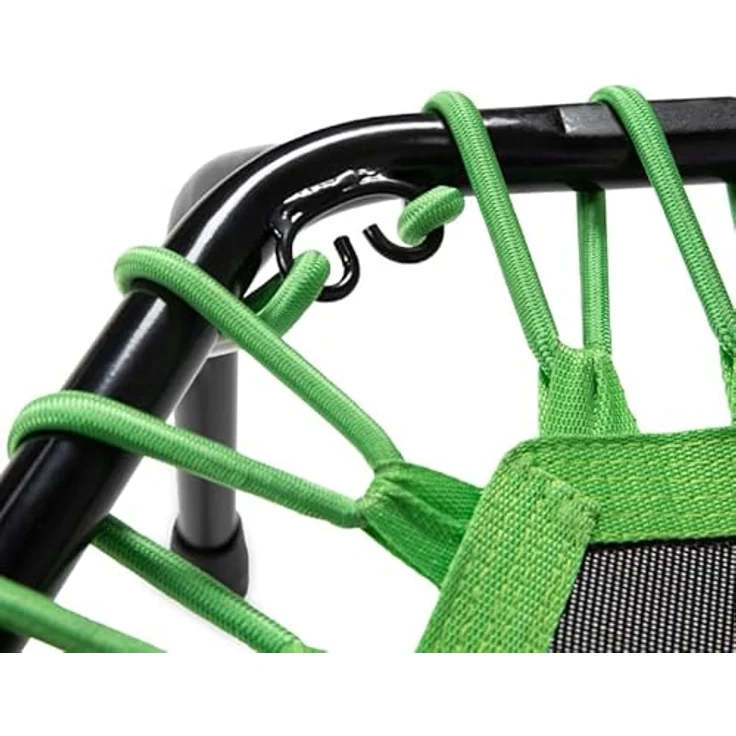 VirtuFit Fitness Trampolin Pro, mit verstellbarem Griff, schwarz, 115 cm, belastbar bis 150 kg, schonend für Gelenke – Bild 3
