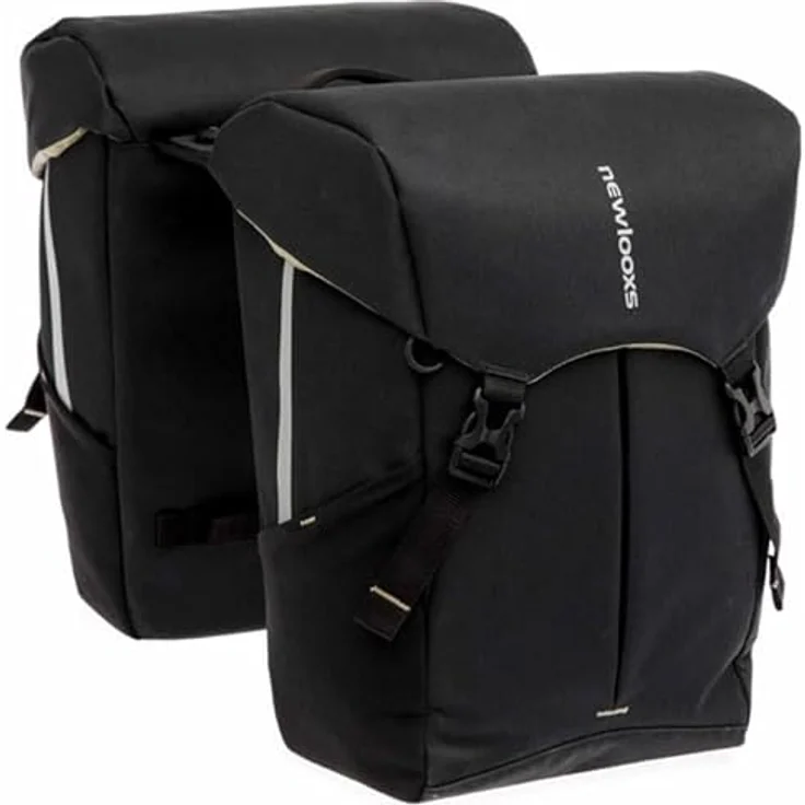 New Looxs Sports Double 40 L, MIK Gepäckträgertasche mit integriertem MIK-Adapter, 100% wasserdicht mit Regenhülle, für E-Bikes geeignet, leicht fixierbare Doppeltasche – Bild 2