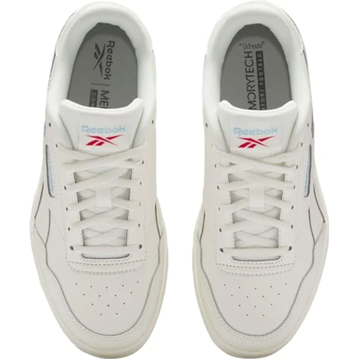 Reebok Court Advance, Sportschuhe für Damen, Weiß, EU 37 1/2, langlebiges Leder-Synthetik-Obermaterial, rutschfeste Gummi-Sohle – Bild 3