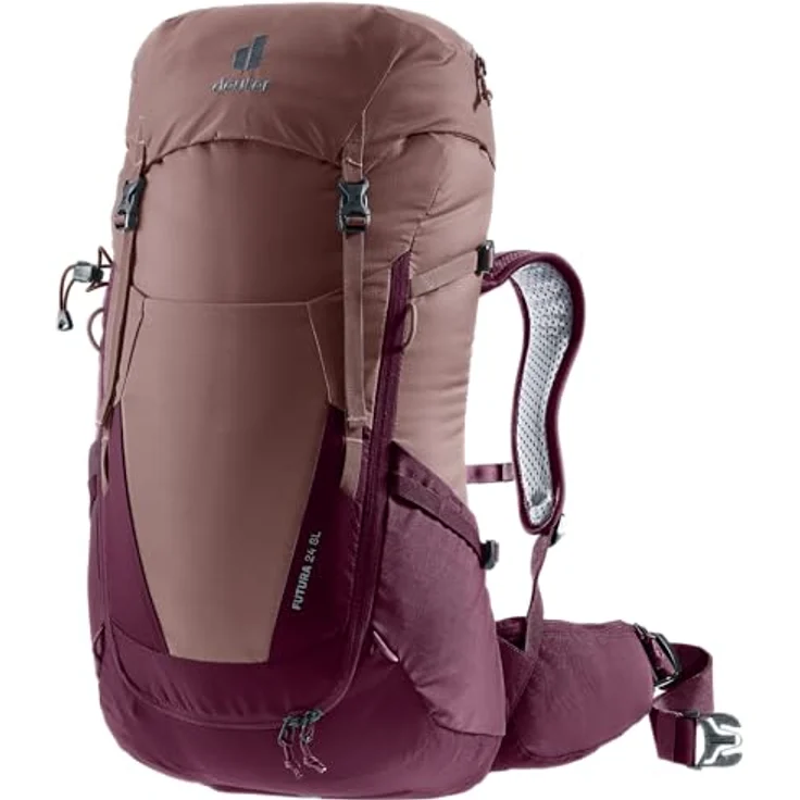 deuter Futura 24 SL Damen Wanderrucksack, Aircomfort Netzrücken-System, Active-Comfort-Fit Rückensystem, gepolsterte Hüftflossen, Vorrichtung für Trinksystem – Bild 1
