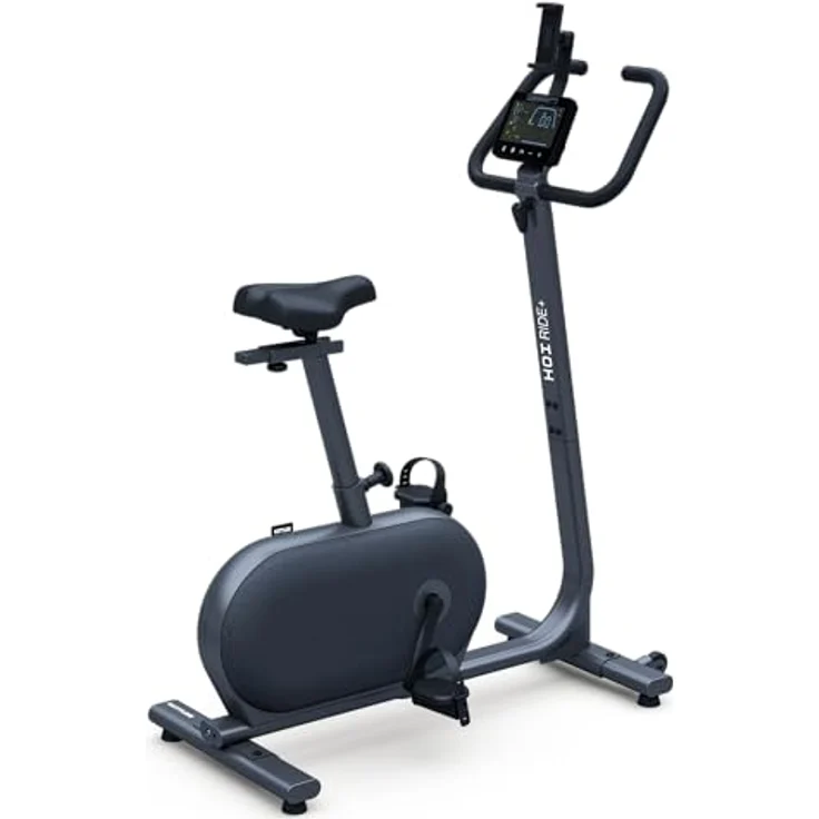 KETTLER SPORT Ergometer HOI RIDE+ STONE | Induktionsbremssystem mit bis zu 350 Watt Spitzenleistung | 20 Trainingsprogramme, interaktives Training mit Apps – Bild 1