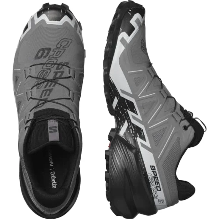 Salomon Speedcross 6 Trail Schuhe Herren, Laufschuhe für weiche und nasse Untergründe, robustes Mesh-Obermaterial, Schnellschnürung, OrthoLite Einlegesohle – Bild 5