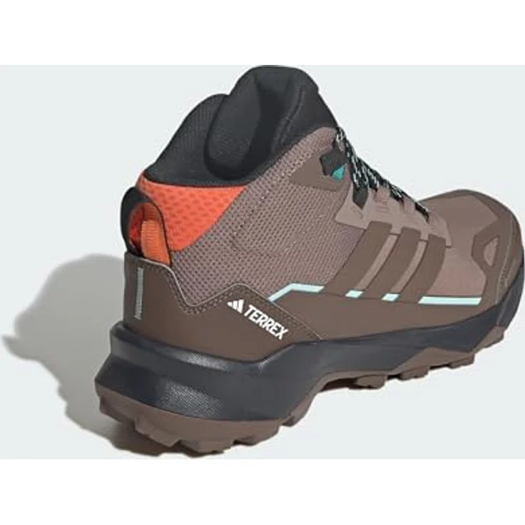 Adidas Terrex Skychaser AX5 Mid GTX Wanderstiefel, wasserdicht und atmungsaktiv, Trace Brown/Earth Strata/Semi Impact Orange, Größe 38 – Bild 7