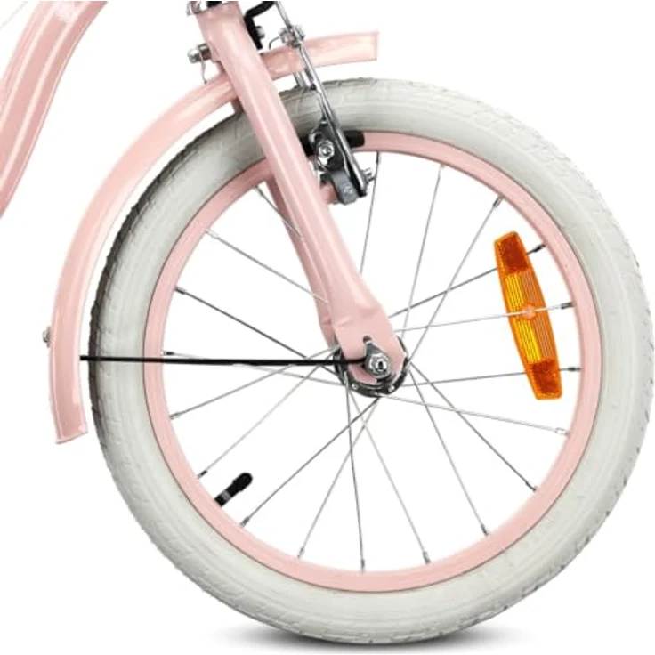 Sun Baby Kinderfahrrad SUN BABY Flower Retro 16 Zoll mit Schubstange, rosa, für Kinder bis 50 kg – Bild 6