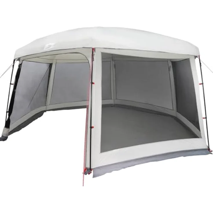vidaXL Matai Zelt, wasserdichtes Polyester mit PU-Beschichtung, leicht und tragbar, inkl. abnehmbarem Überzelt, für Outdoor-Aktivitäten – Bild 6