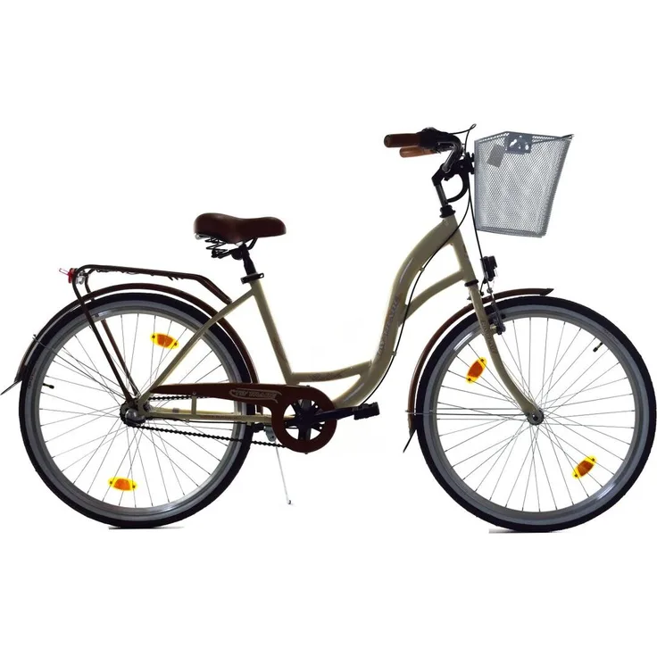 Ty-Trade 26 Zoll Damen City Fahrrad NEXUS Reflex Beige mit 3 Gang Nexus Nabenschaltung Shimano und Rücktrittbremse
