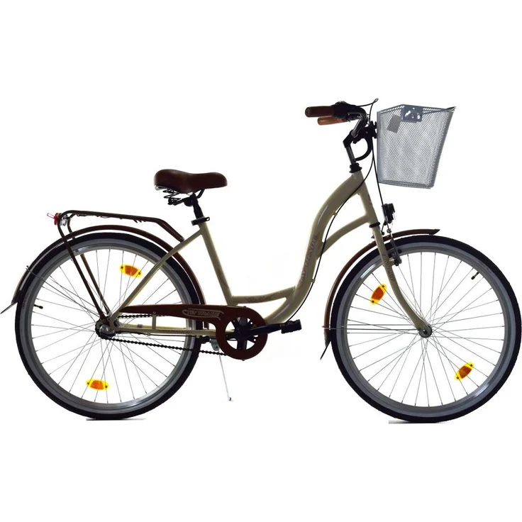 Ty-Trade 26 Zoll Damen City Fahrrad NEXUS Reflex Beige mit 3 Gang Nexus Nabenschaltung Shimano und Rücktrittbremse