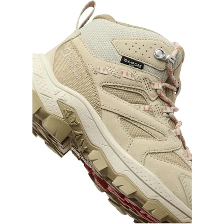Jack Wolfskin Vojo Tour Texapore Mid W, Damen Wanderschuhe mit wasserdichtem Wetterschutz, schwarz – Bild 5