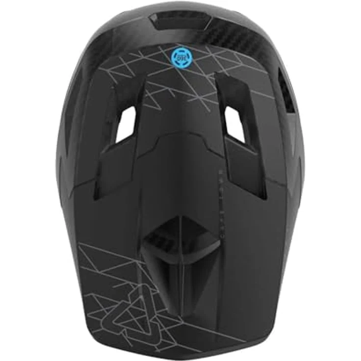 Leatt Helmet MTB Gravity 6.0 Carbon, leichter DH-zertifizierter Helm mit 360°-Turbinen-Technologie, optimale Belüftung, stealth, Größe L – Bild 7
