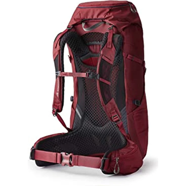 Gregory Wanderucksack Jade 33 für Damen (Trekkingrucksack), Ruby RED, XS/SM - Belüftetes Rückenteil, FreeFloat-Federung, 33L Volumen – Bild 2