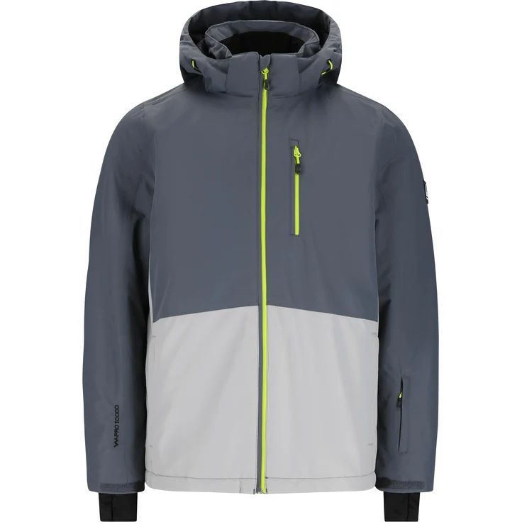 WHISTLER Skijacke Drizzle, wasserdicht mit 10.000 mm Wassersäule, winddicht, Ultimate Gray, 5XL