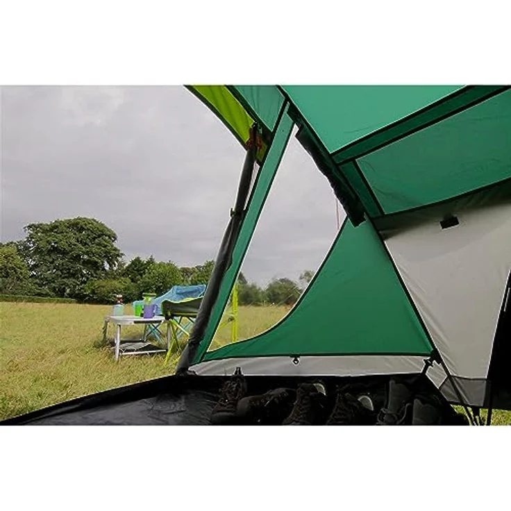 Coleman Kobuk Valley 4+ Kuppelzelt, 4 Personen Igluzelt mit verdunkelter Schlafkabine, 100% Wasserdicht WS 4.500 - Coleman, leichtes 4 Mann Campingzelt mit Vorzelt – Bild 5