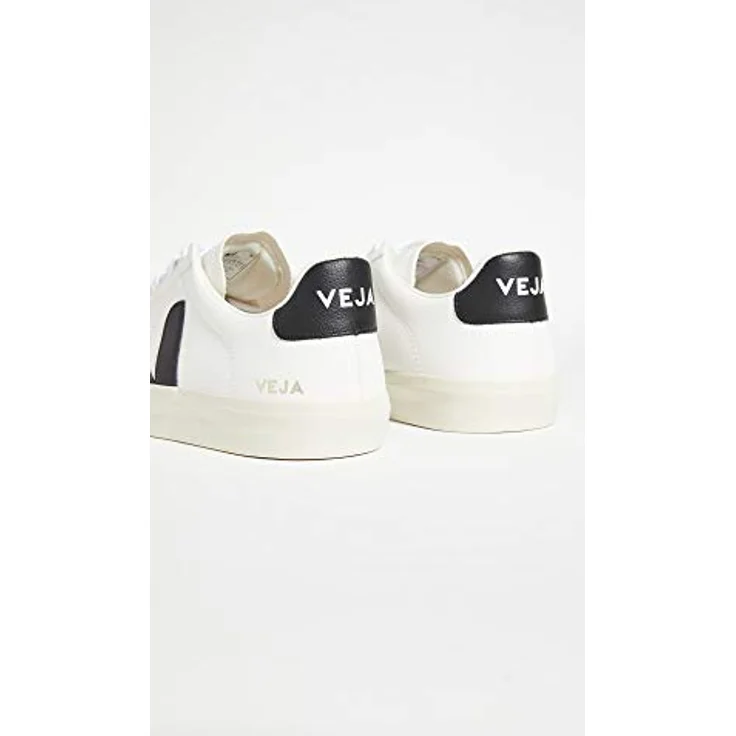 Veja Campo Extra White_Kaki, Laufschuhe aus chromfreiem Rindsleder, Kaki/Weiß, Größe 46 – Bild 5