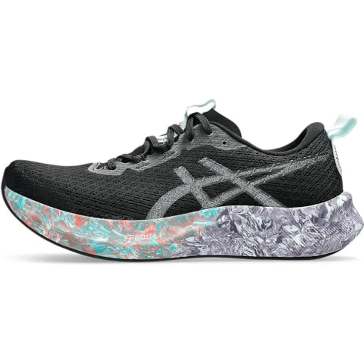 Asics Gel Noosa Tri 16, Laufschuh für Triathleten, black/soothing sea, synthetisches Material, Gummisohle – Bild 1