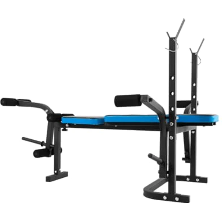 Rebel ACTIVE Verstellbare Trainingsbank bis 220 kg, Schwarz, Multifunktionales Fitnessgerät mit verstellbaren Funktionen für individuelles Training – Bild 5