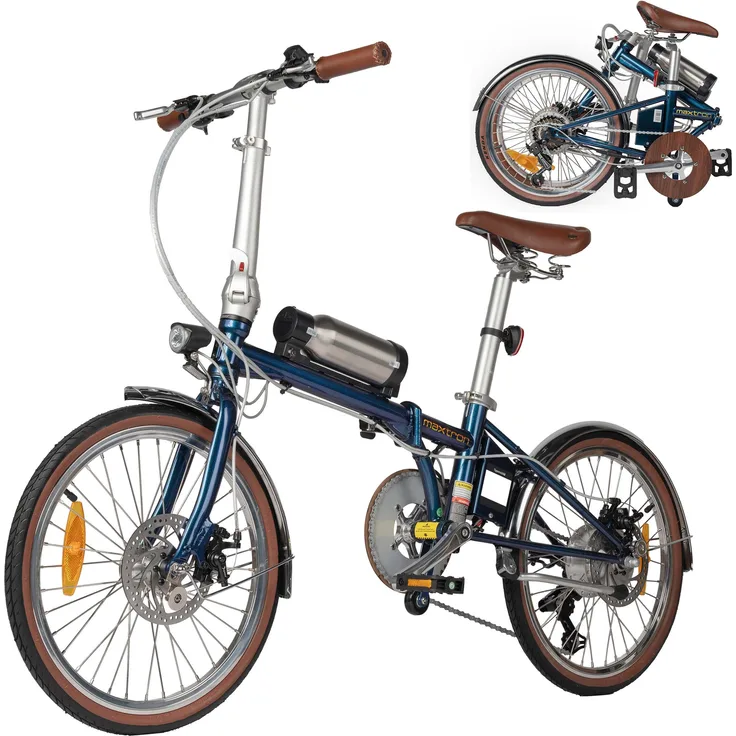 Maxtron Smart 20 Klapp-E-Bike, 20 Zoll City, 36V 5,2Ah, bis zu 40 km Reichweite, 250W Heckmotor, IPX5, 25 km/h, für Damen und Herren