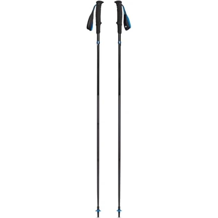 Black Diamond Distance Z Poles, Wanderstöcke aus 7075 Aluminium, leichter EVA-Schaumstoffgriff, atmungsaktive Handschlaufe, blau – Bild 2