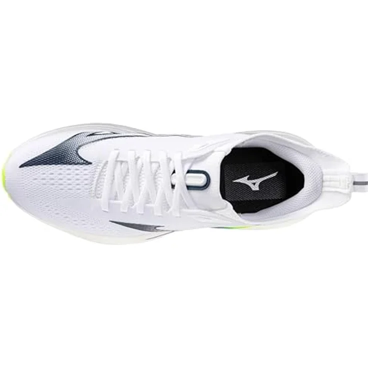 Mizuno Neo Zen 2 J1GC268601, Laufschuhe mit ENERZY NXT Dämpfung in White/Estate Blue/Lightning Yellow, Größe 42.5 – Bild 3