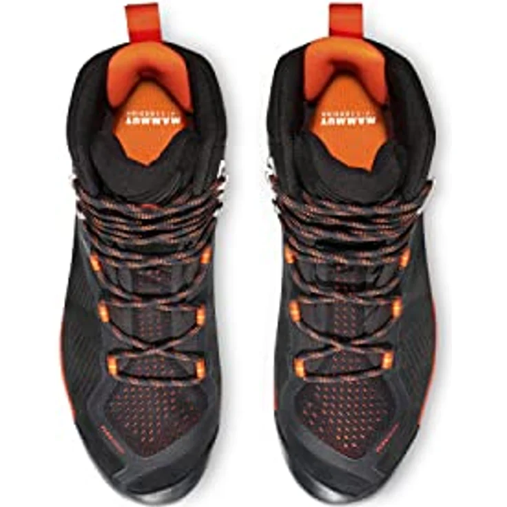 MAMMUT Wanderschuhe Sapuen High GTX, wasserdicht und atmungsaktiv, mit GORE-TEX und hoher Schnürung, grau – Bild 4