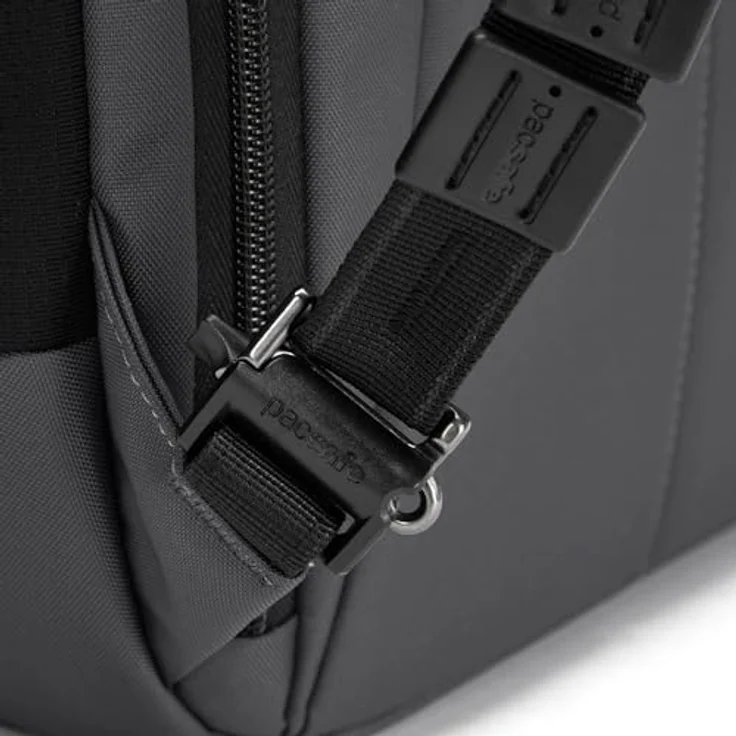 Pacsafe Venturesafe EXP35, Wanderrucksack mit RFID-Schutz, Laptopfach für 15 Zoll, grau, 52 cm – Bild 7
