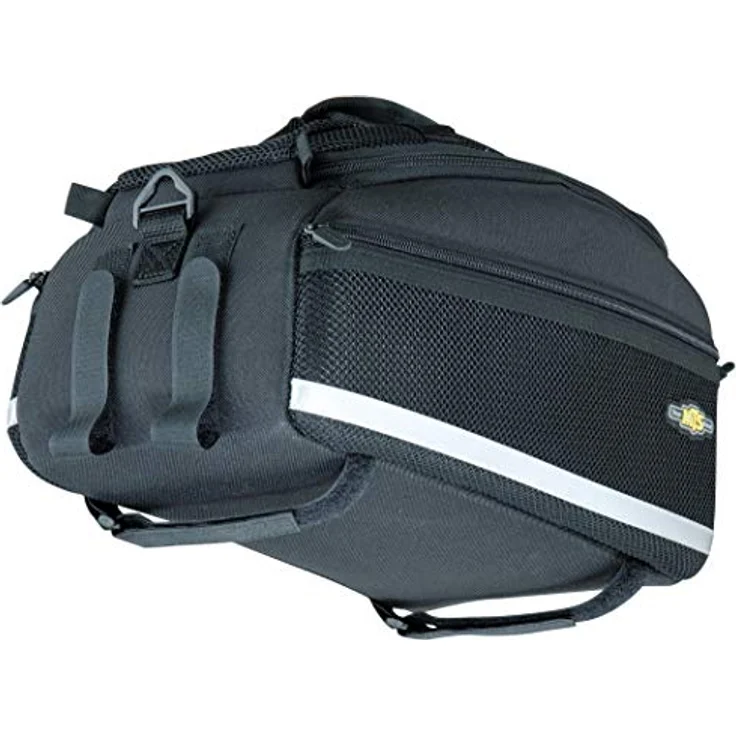 Topeak Trunk Bag EX Fahrradtasche, Black, 8 L Volumen, Klettverschluss, abnehmbarer Schultergurt, reflektierende Elemente – Bild 3