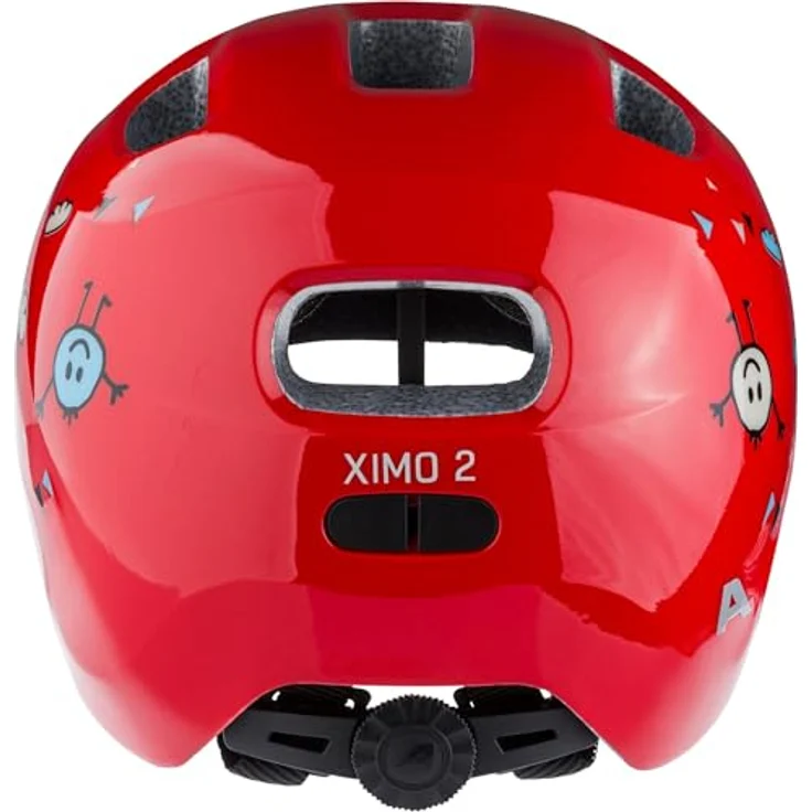 Alpina Ximo 2, Kinderfahrradhelm mit 360°-Fitsystem, integrierten Fliegengitter und reflektierendem Logo, blau – Bild 4
