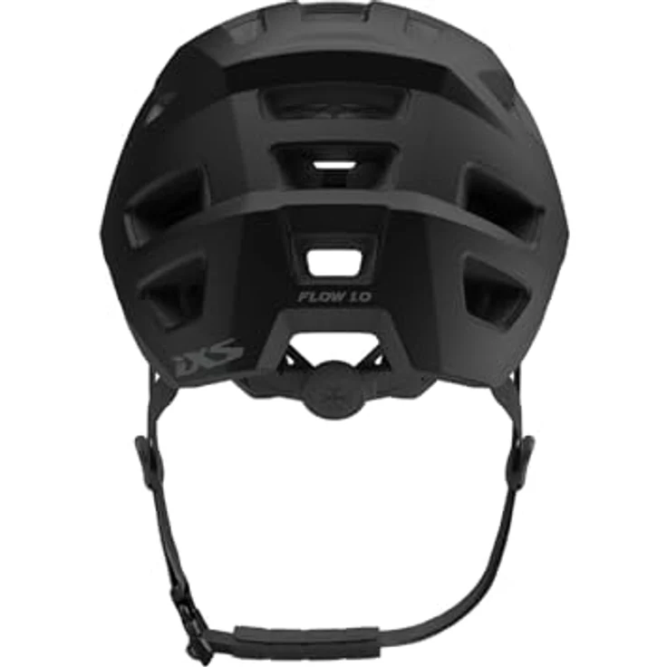 44 iXS MTB-Fahrradhelm Flow 1.0, Trail-Helm mit In-Mould-Konstruktion und ErgoFit Ultra-System, schwarz – Bild 4
