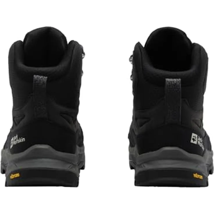 Jack Wolfskin Cyrox Texaporeid, Herren Wanderschuhe, wasserdicht und atmungsaktiv, Schwarz, Größe 41 – Bild 4
