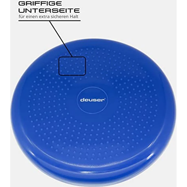 Deuser Physio Balance Kissen Balancetrainer, blau, Einheitsgröße – Bild 4