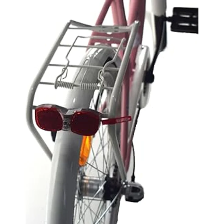 T&Y Trade 24 Zoll Kinder Mädchen City Fahrrad Nexus Nabenschaltung STVO Beleuchtung Reflex PINK mit Weiß 3 Gang – Bild 2
