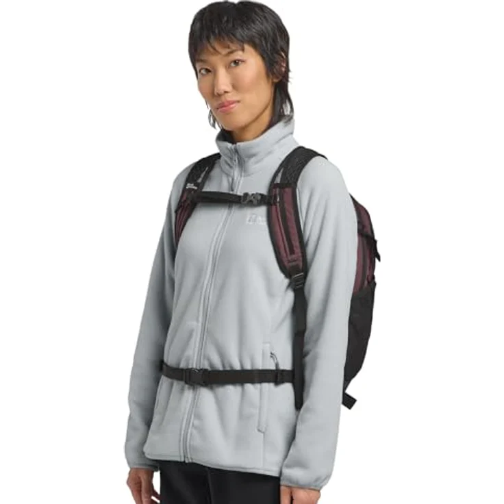 Jack Wolfskin Velocity 20, Wanderrucksack 45 cm, rot, aus 100% Polyester, kompakte Maße 26 cm x 23 cm – Bild 3