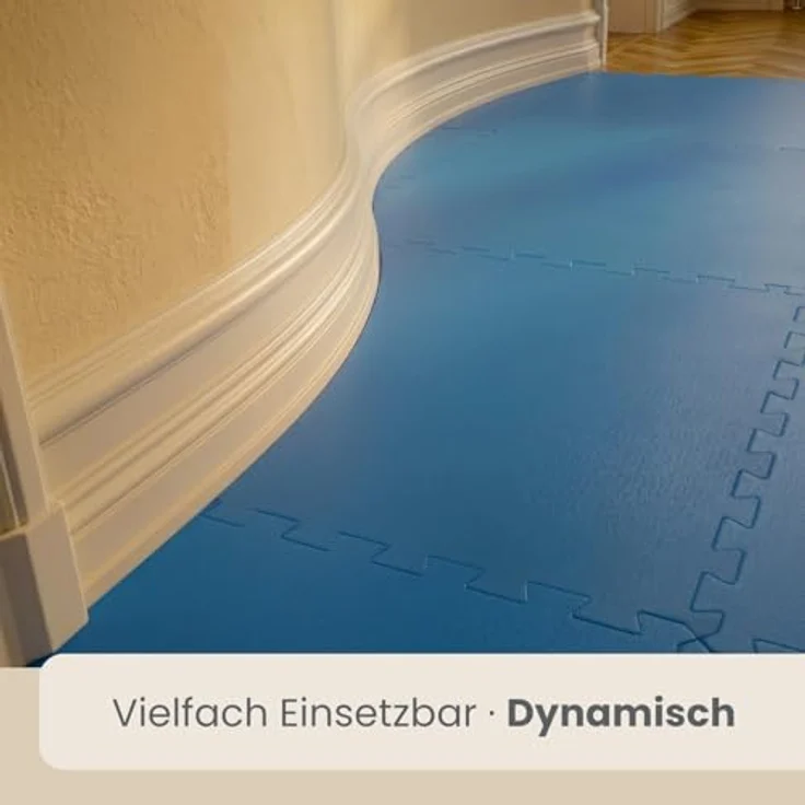 EYEPOWER Extra dick 4cm Fitnessmatte, 90x90 cm Puzzlematte, schalldämmend und rutschfest, wendbar in 2 Farben, ideal für Hantelbank und Homegym – Bild 5
