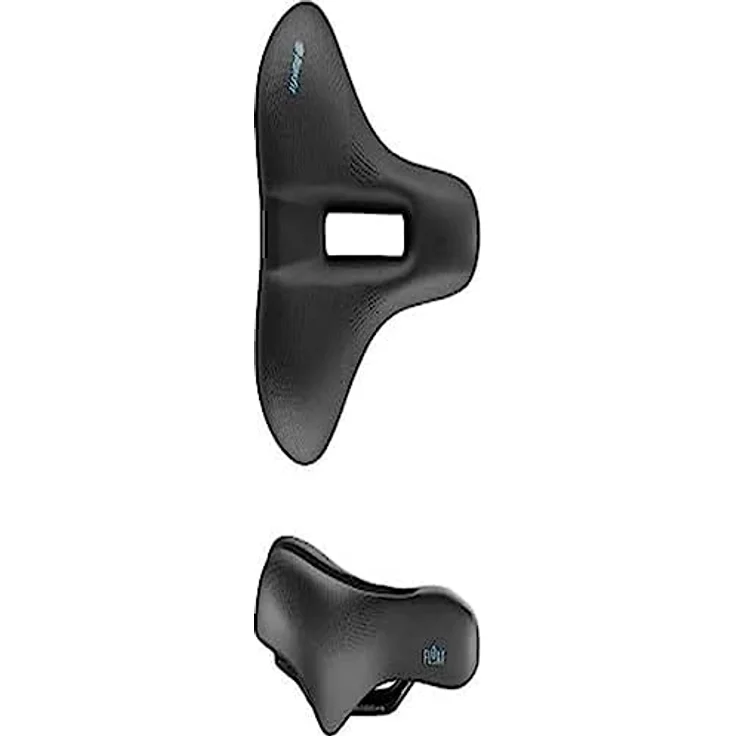 Selle Royal Float Moderate, anatomischer Velosattel mit Mittelloch und Slow Fit Foam Polsterung, schwarz – Bild 2