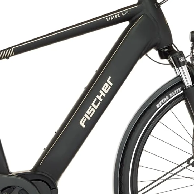 Fischer E-Bike Trekking VIATOR 4.2i Active, Elektrofahrrad für Damen und Herren, 28 Zoll, RH 55, 80 Nm Mittelmotor, 36 V 630 Wh Akku, Shimano 9-Gang, nur 30 kg Gewicht – Bild 3