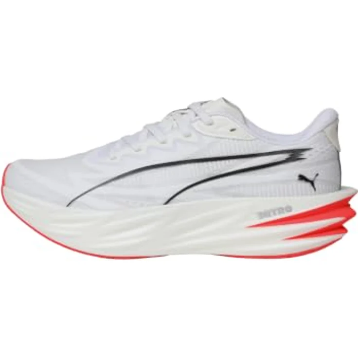 PUMA Deviate Pure Nitro Laufschuhe, neutrale Dämpfung mit NITROFOAM, Weiß, EU 40 für Frauen – Bild 1