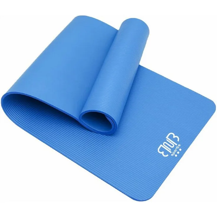 BNB SPORTS Yogamatte Premium NBR Sportmatte, rutschfeste Gymnastikmatte, Blau