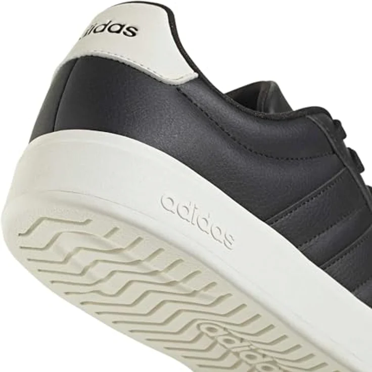 adidas Herren Streettalk Schuhe, Laufschuhe aus Synthetikleder, Core Black/Core Black/Off White, 46 2/3 EU – Bild 5
