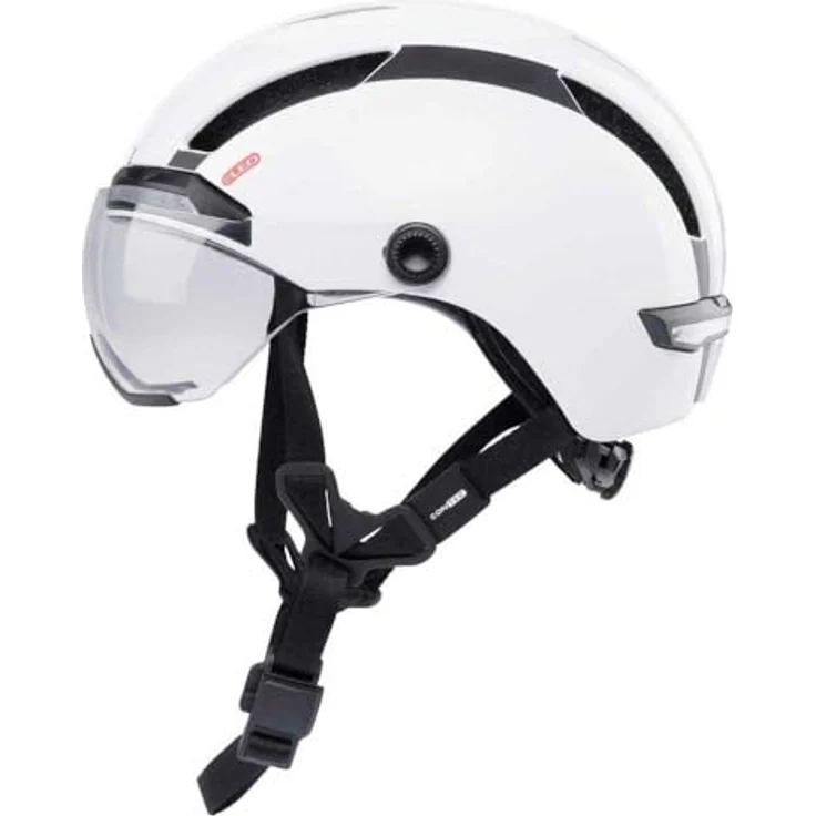 CONTEC Helm "Como", E-Bike Helm mit LED-Front- und Rücklicht, Blinkerfunktion, Größe M/L (58-61 cm) – Bild 3