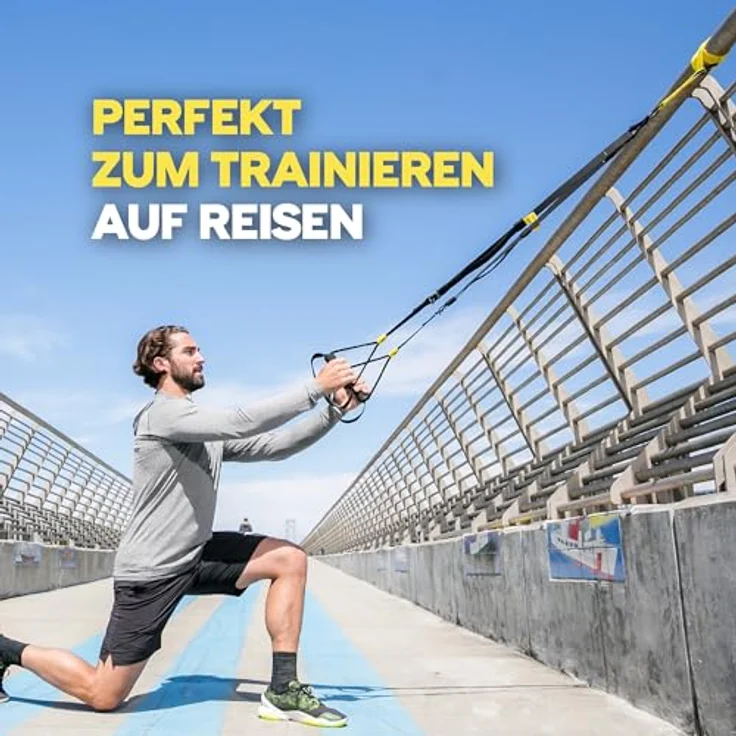 TRX GO - Schlingentrainer - ideal für vielreisende Sportler und Fitnesstrainings - Zugang zur TRX Training Club App - Grau – Bild 3