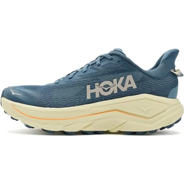 Hoka One One M Challenger 8, Trailrunning-Schuhe für Normalpronierer, Faded Navy / Pampass Grass, Dämpfung, 4-mm-Stollen, Gewicht: ca. 574 g – Bild 5