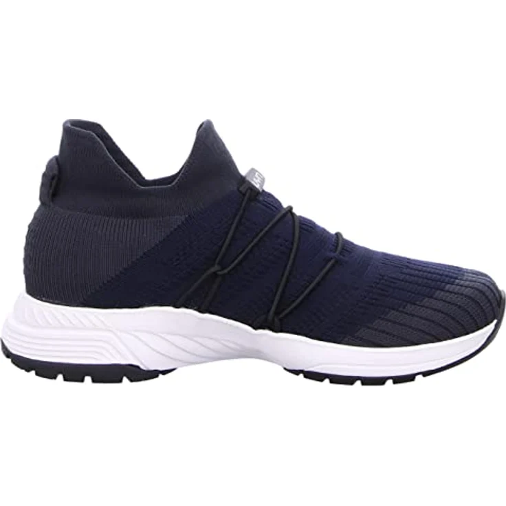 UYN Free Flow Tune Slip-on Sneaker, Damen Laufschuhe mit Merinowolle und atmungsaktivem Knit-Gewebe, night blue, Größe 42 – Bild 4